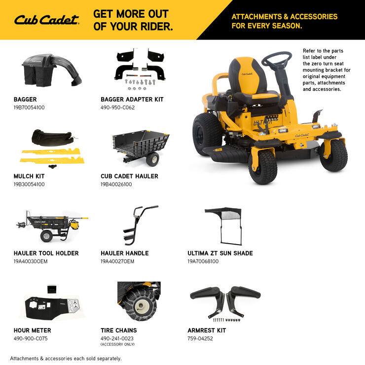 Cub cadet best sale power bagger