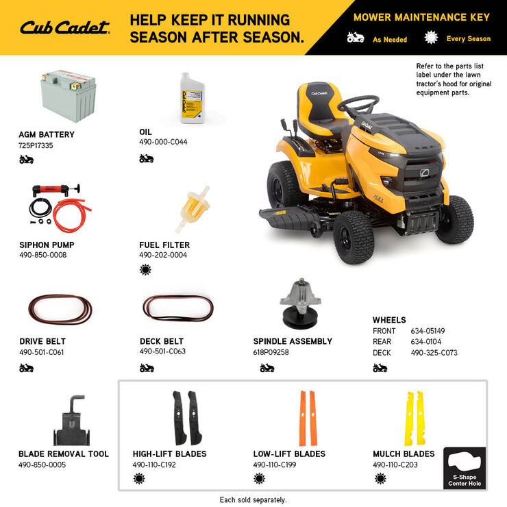 Cub cadet cc30h dimensions sale