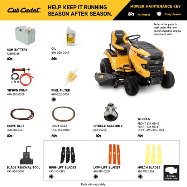 Cub Cadet XT1 LT50 (13AQA1TLA10)